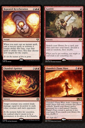 Mazo Chandra, Fire of Kaladesh Commander Planeswalker Magic Magic The Gathering listo para jugar - Imagen 4 de 12