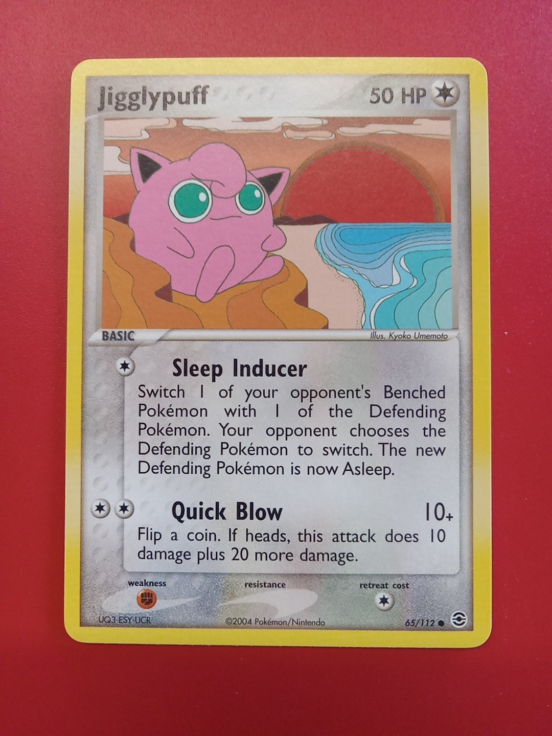 Pokemon Jigglypuff NM/M Common 65/112 FireRed & LeafGreen