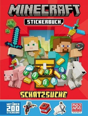 Minecraft Stickerbuch Schatzsuche Mojang AB