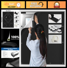 100 Blackout Curtains - Portable Magnetic Shades, No Drill, Cuttable, 39x57" fo