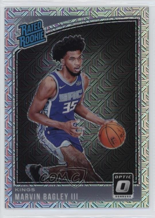 2018 Panini Donruss Optic Rated Rookie Choice Prizm Marvin Bagley III #168 10zi