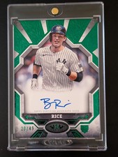 2025 Topps Tier One Ben Rice Break Out Autographs #BOA-BR  /49 RC