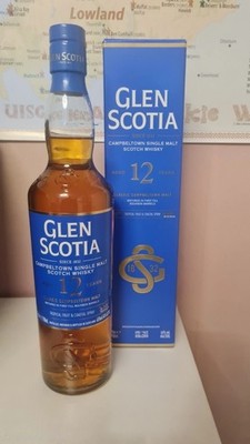 Glen Scotia 12 yo 1st Fill Bourbon Cask 46% Single Malt Whisky 700ml ORIGINAL