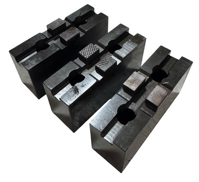 3 Piece Soft Top Jaw Set for 6'' TOS Chucks