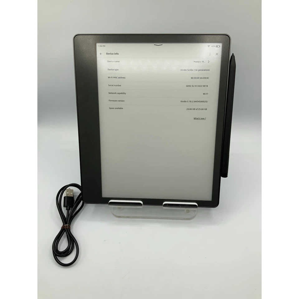 Amazon Kindle Scribe (1. Gen.) 10,2" C4A6T4, 32GB, mit Pencil
