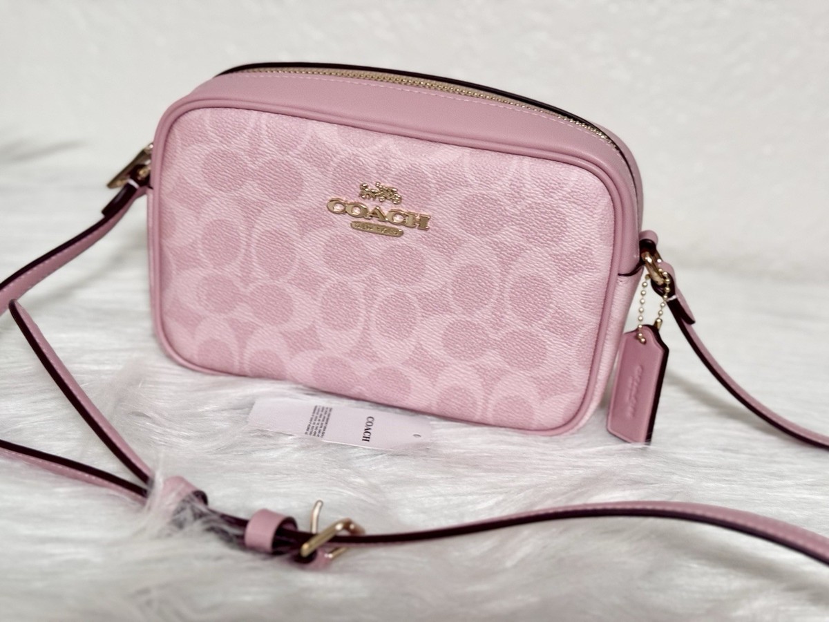 NWT Coach CY752 Mini Jamie Camera Bag In Signature Canvas Powder