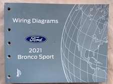 2021 Ford Bronco Sport Electrical Wiring Diagrams Manual