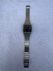 Seiko Men's Watch Quartz SQ Vintage Black Dial 2-Tone Stainless Steel Tank