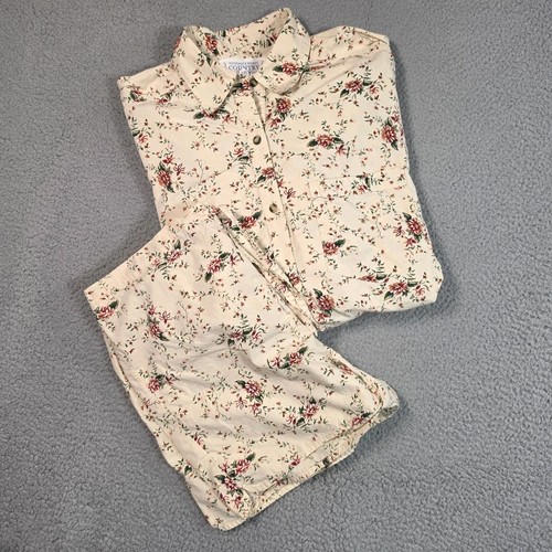 Victorias Secret Country Cottons Pajama Set Shorts Shirt Womens S Cottage Core