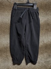 Carter's Unisex Toddler 2T Black Fleece Sweatpants Pants Drawstring Elastic