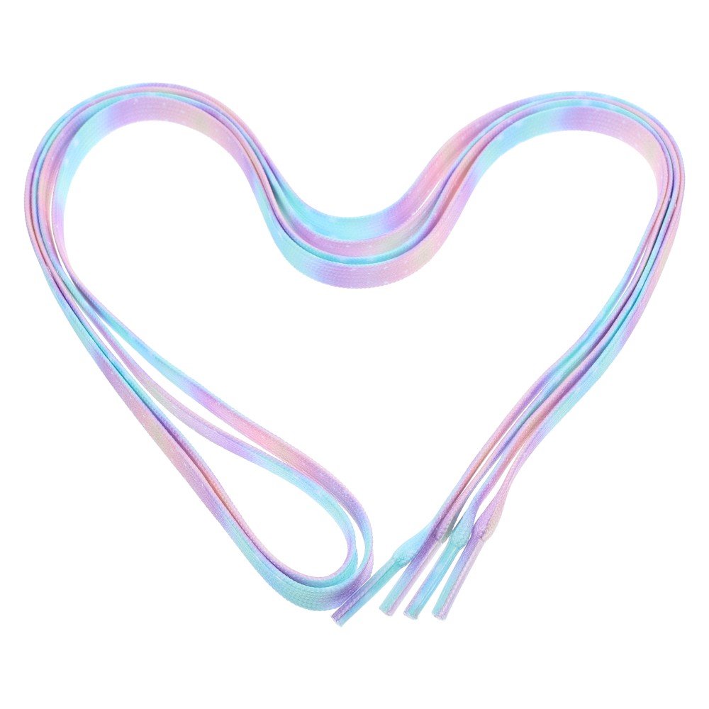 APL Lacci sfumati per scarpe da bambino colorati per sneakers tie dye