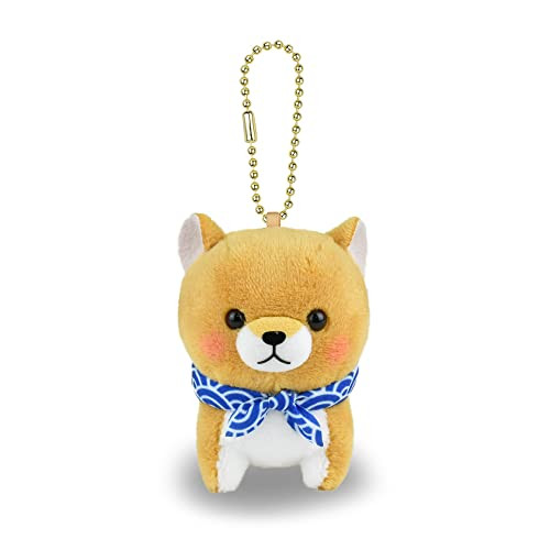 NEW Amuse AMUFUN Marutama Mameshiba Triplets BC Mametarou Mascot Keychain