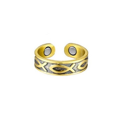 Verstellbare magnetische offene Ringe für Frauen stilvolles Edelstahl Design