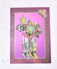 1994 Saban Mighty Morphin Power Rangers Thunder Megazord BLASTER CARD B-2
