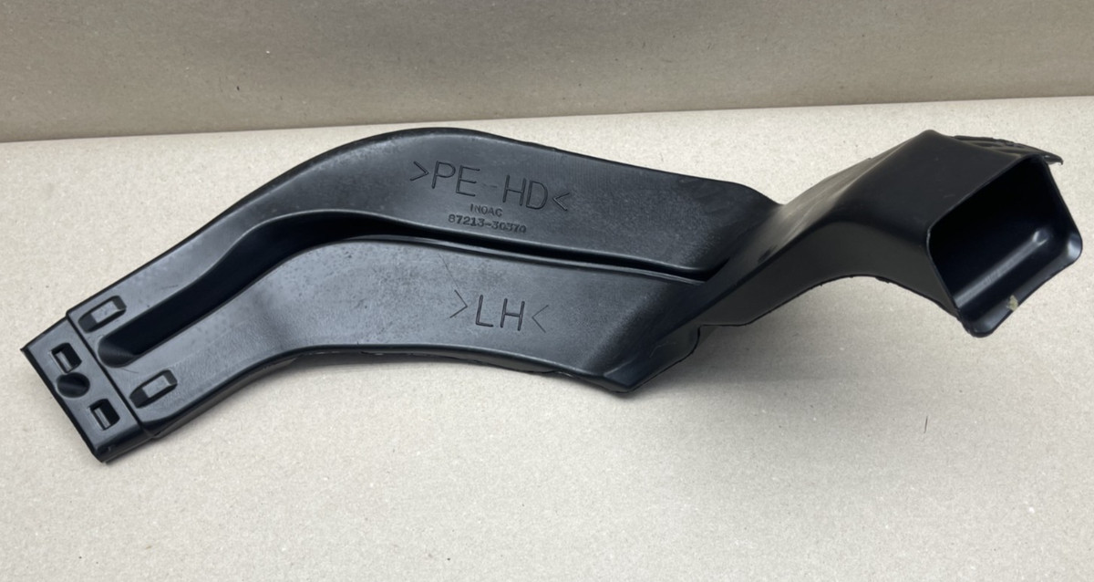 06-14 Lexus IS250C IS350C REAR LEFT DRIVER SIDE AIR DUCT GUIDE LH 87213-30370