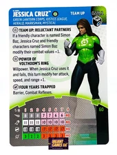 DC Heroclix Jessica Cruz #022b.1 Team Up Card Lantern Legacy Set