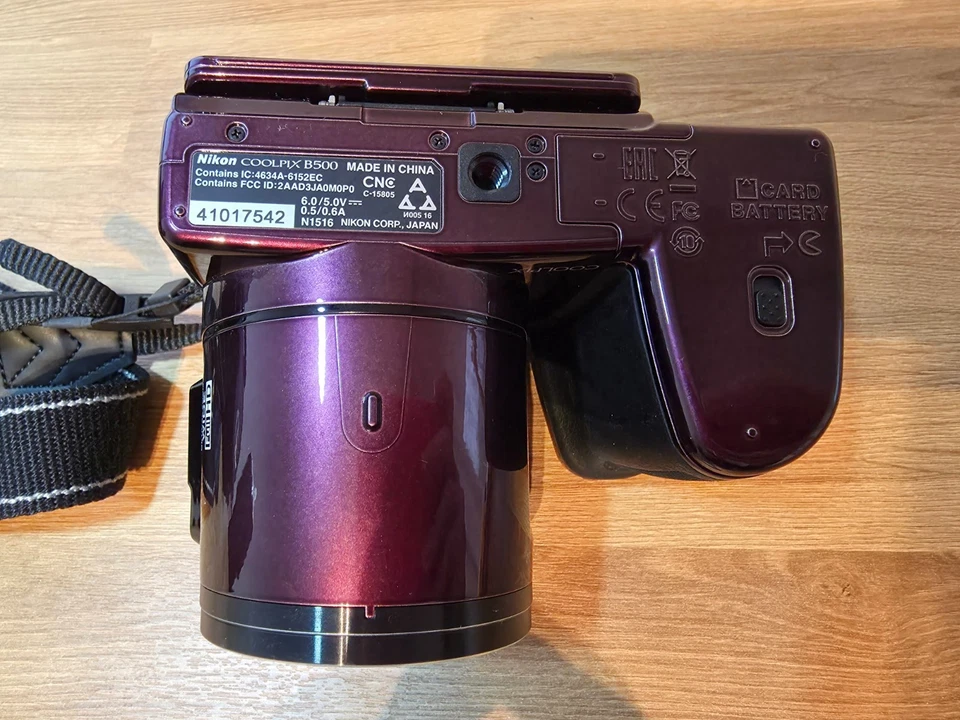 Nikon COOLPIX B500 16.0MP Digitalkamera -  gepflegt- Violett - Bild 4 von 4