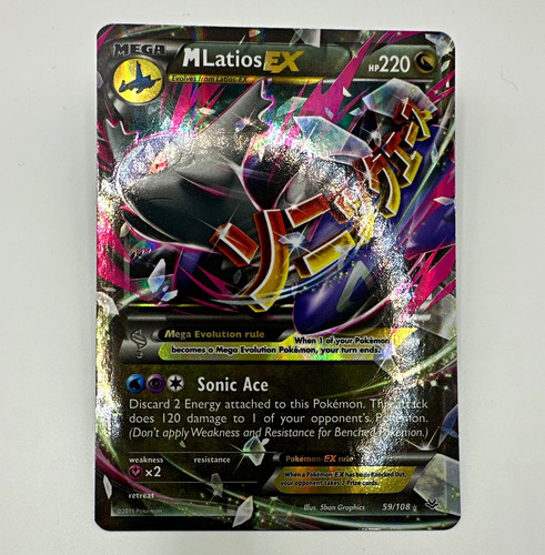 The Pokémon Company M Latios EX Holo EN 59/108 Roaring Skies 220 HP