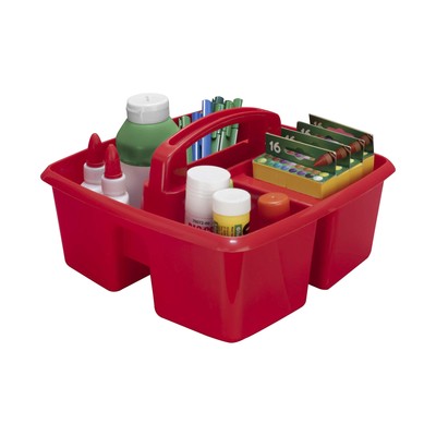 3-Compartment Small Caddy   Multipurpose Classroom Organizer with Handle, Cri...