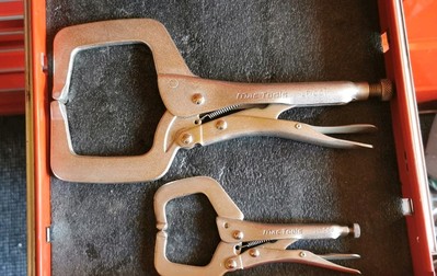 MAC Tools Schweißtisch Feststellzange Klemmen Griffe
