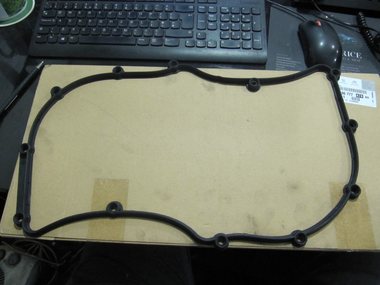 Rocker Cam Cover Gasket CITROEN RELAY PEUGEOT BOXER 2.2 HDI PUMA 2012 on GENUINE
