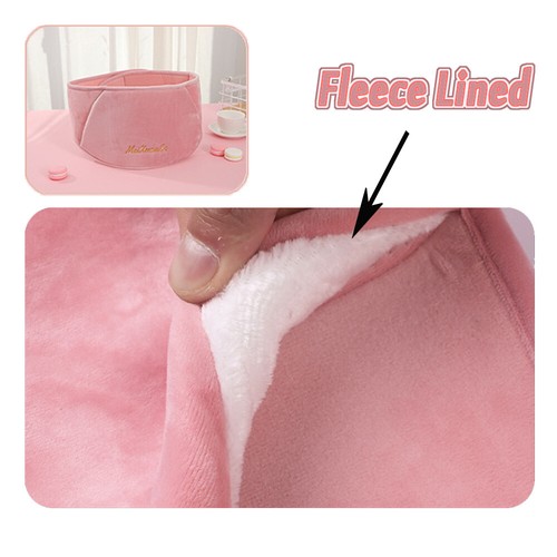 Hot Water Bottle Waist Belt Plush Wrap Hand Warmer + 800ML Rubber Hot Water Bag - Picture 5 of 13