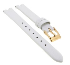 Nautica Cinturino Orologio 11mm Pelle Bianco Con Fibbia ad Ardiglione NAI14511M