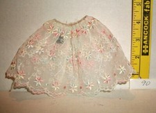 VINTAGE MATTEL BARBIE 921 FLORAL PETTICOAT SLIP ONLY LOT 90 TLC ELASTIC