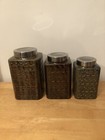 Pier 1 Ceramic Canister Set Of Three No Metal Scoops — photo 6