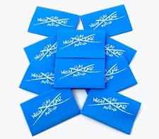 (10) 2/0 or 1/0 Gauge BLUE 1.5" x 2" Heat Shrink Tube 4 Ring Terminals Tubing