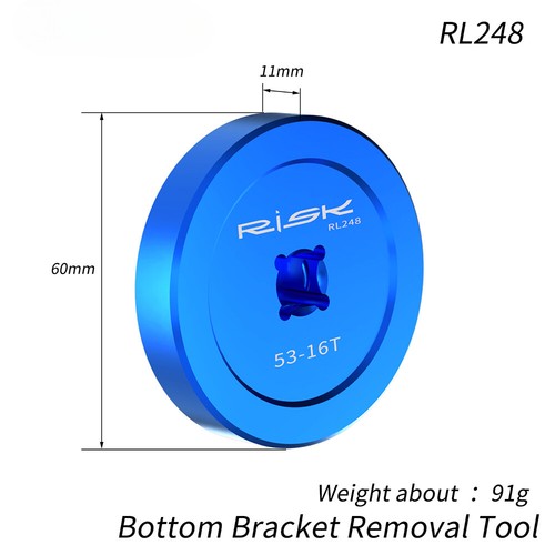 Kit de herramientas de extracción de pedalier para bicicleta soporte inferior taza herramientas auxiliares - Imagen 6 de 16