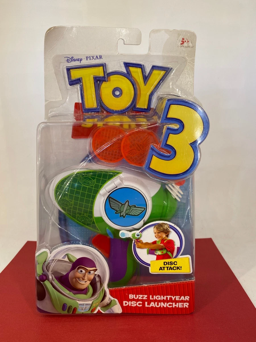 Mattel 2009 TOY STORY 3 Buzz Lightyear Disc Launcher Blaster