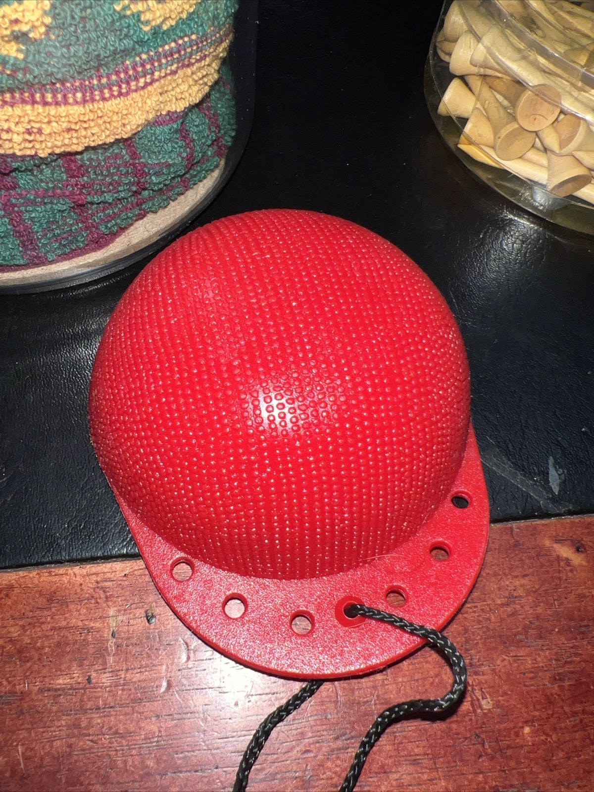 Golf Cigar Jar Sealed Humidor Men's Gift Set of Golf Balls Tees Towel