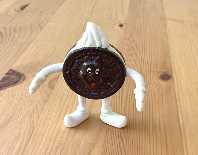 Vintage 1998 Nabisco Oreo Cookie Figur Bendy Toy Bendable Man Oreos