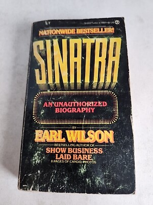 Sinatra: An Unauthorized Biography by: Earl Wilson Vintage P/B - 1976