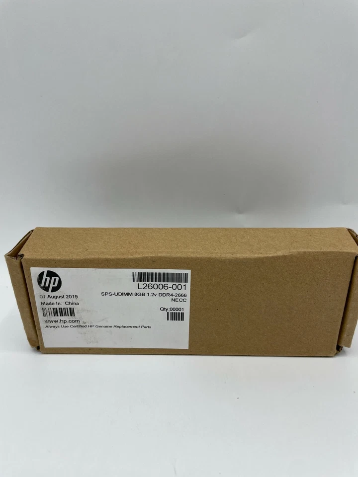 HP SPS-UDIMM 8GB 1.2v DDR4-2666 NECC, Memory - Image 3 of 3