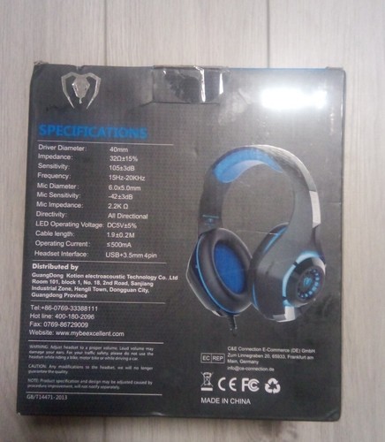 Beexcellent GM-1 Gaming Headset with Surround Sound & Noise-Isolation Microphone - Picture 2 of 3