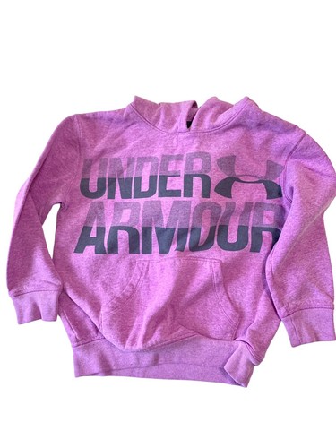 UNDER ARMOUR Hoodie Youth XS Purple Hooded Sweatshirt 6R - Picture 4 of 4