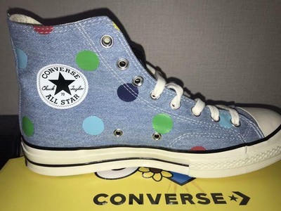 Converse x Golf Wang Polka Dot Chuck 70 Hi 170011C Men Us9 | eBay