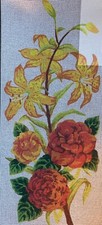 Printed Needlepoint Tapestry Canvas "Flowers" 8017