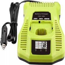 P117 Battery Charger Car Cigarette Lighter Plug for Ryobi One+ Plus P108 12-18V