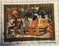 TIMBRE de POLYNÉSIE  Poste Aérienne N°75 Oblitérés  1973