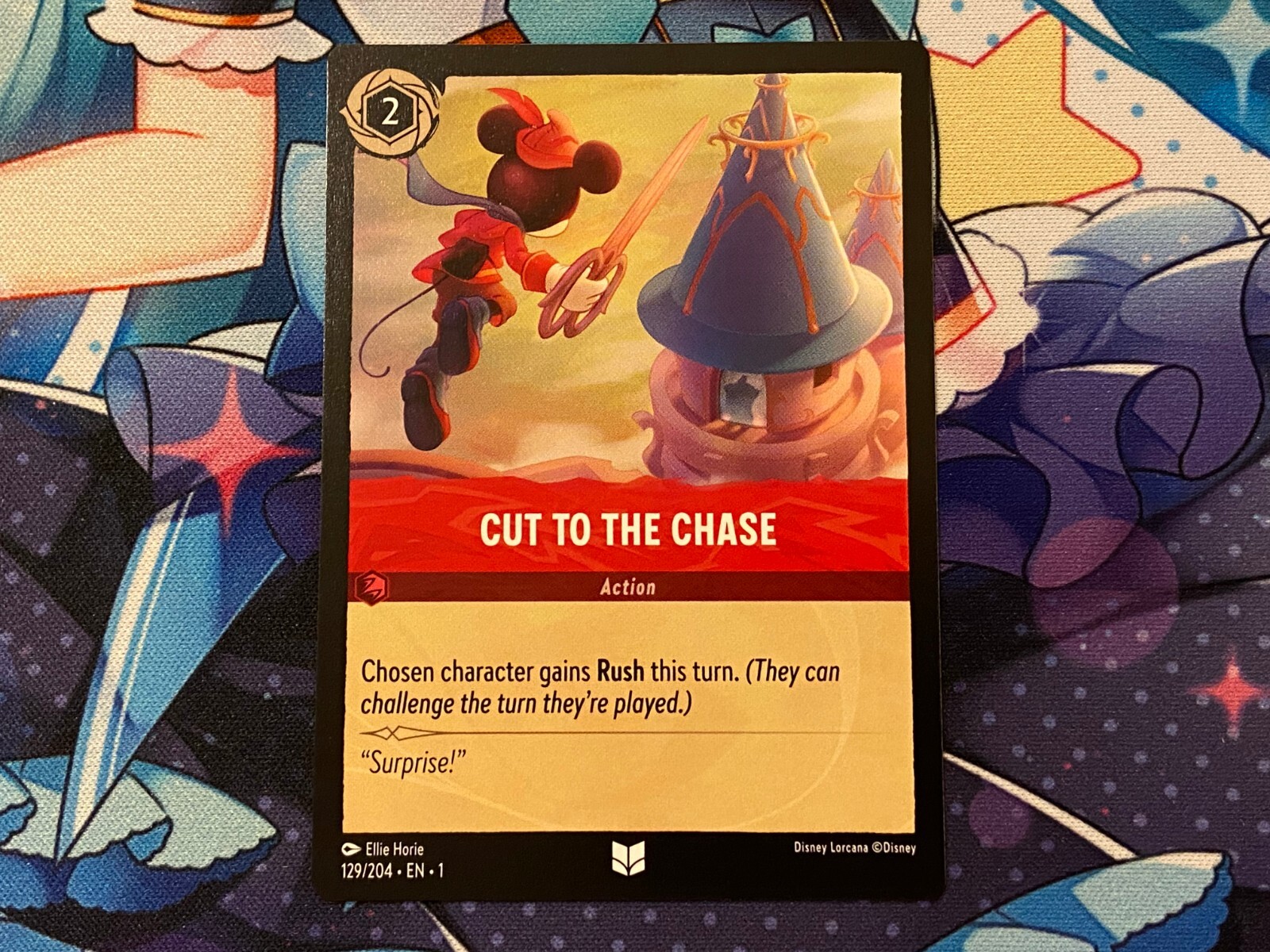 Cut To The Chase - EN1 129 - NM - Disney Lorcana TCG