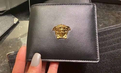 versace long wallet