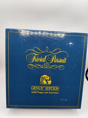 Trivial Pursuit Genus Edition PARKER 1992 Sammlung Retro selten Vintage