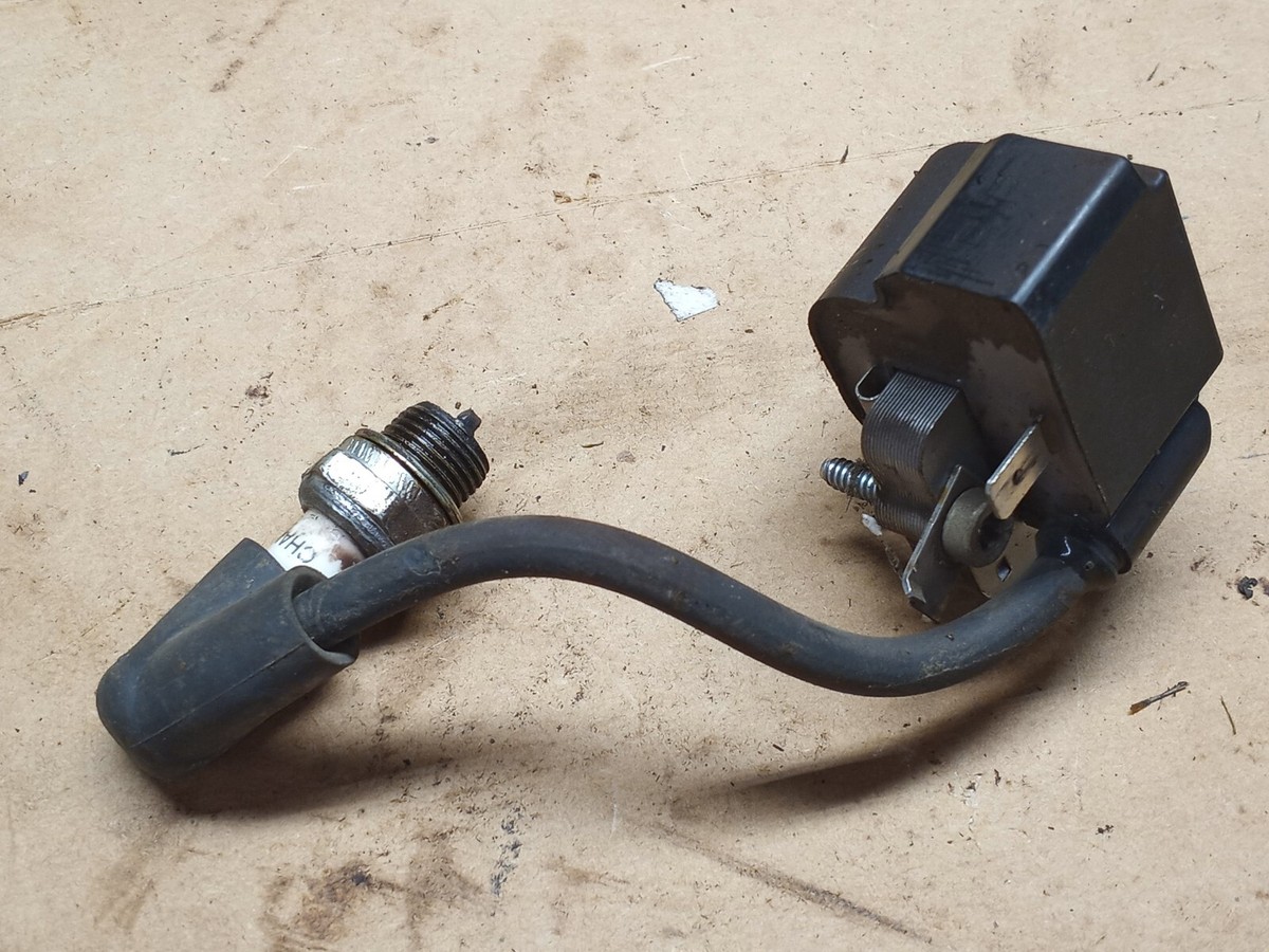 STIHL FS55R STRING TRIMMER WEEDEATER COIL SPARK PLUG oem | eBay