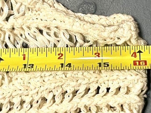 Camiseta sin mangas AEO Crochet crema talla: XS Boho Festival American Eagle - Imagen 10 de 12