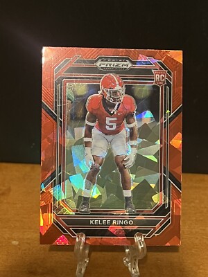 2023 Panini Prizm Draft Picks Football ''Red Ice'' Commons Veterans & Rookies