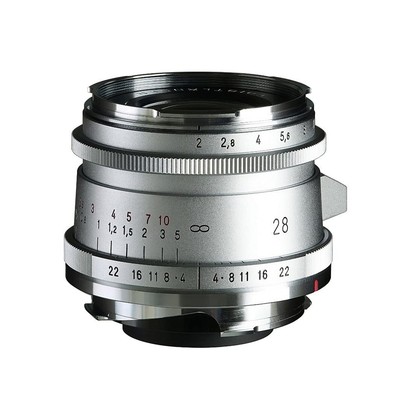 Voigtlander ULTRON Vintage Line 28mm F2 Aspherical TypeII VM SILVER Japan