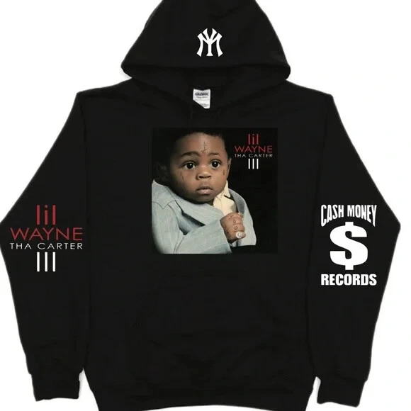 Lil Wayne The Carter Collection Hoodie Pullover, 2024 Hot Music Tour Shirt